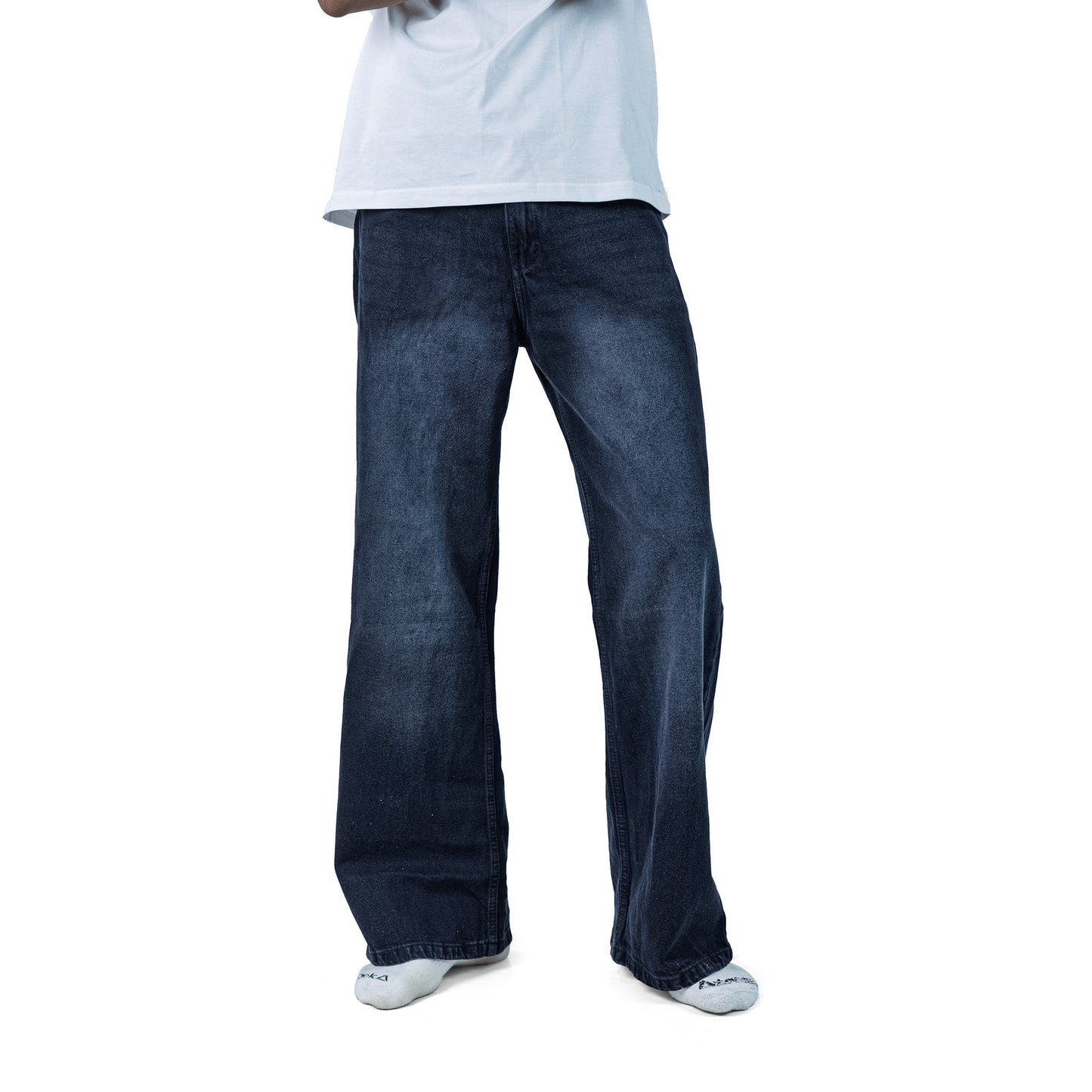 WIDE LEG JEANS – BLACK