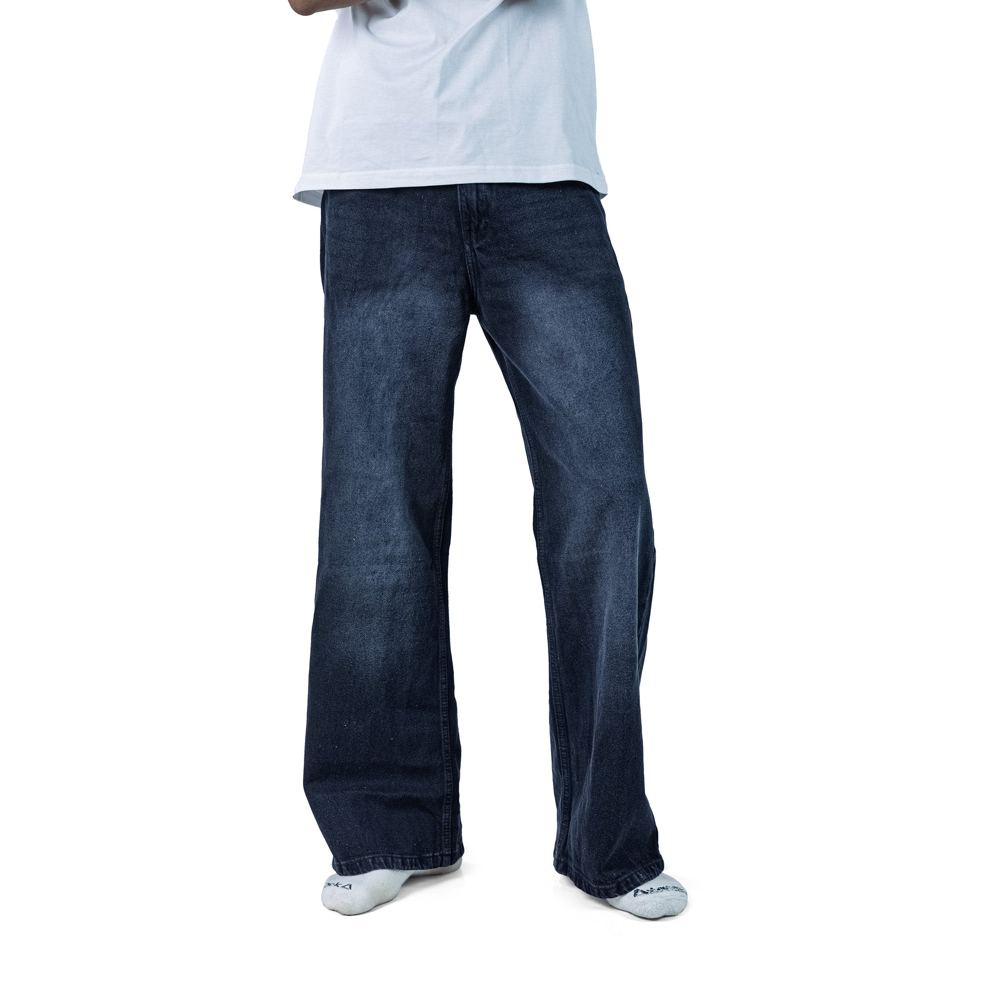 WIDE LEG JEANS – BLACK