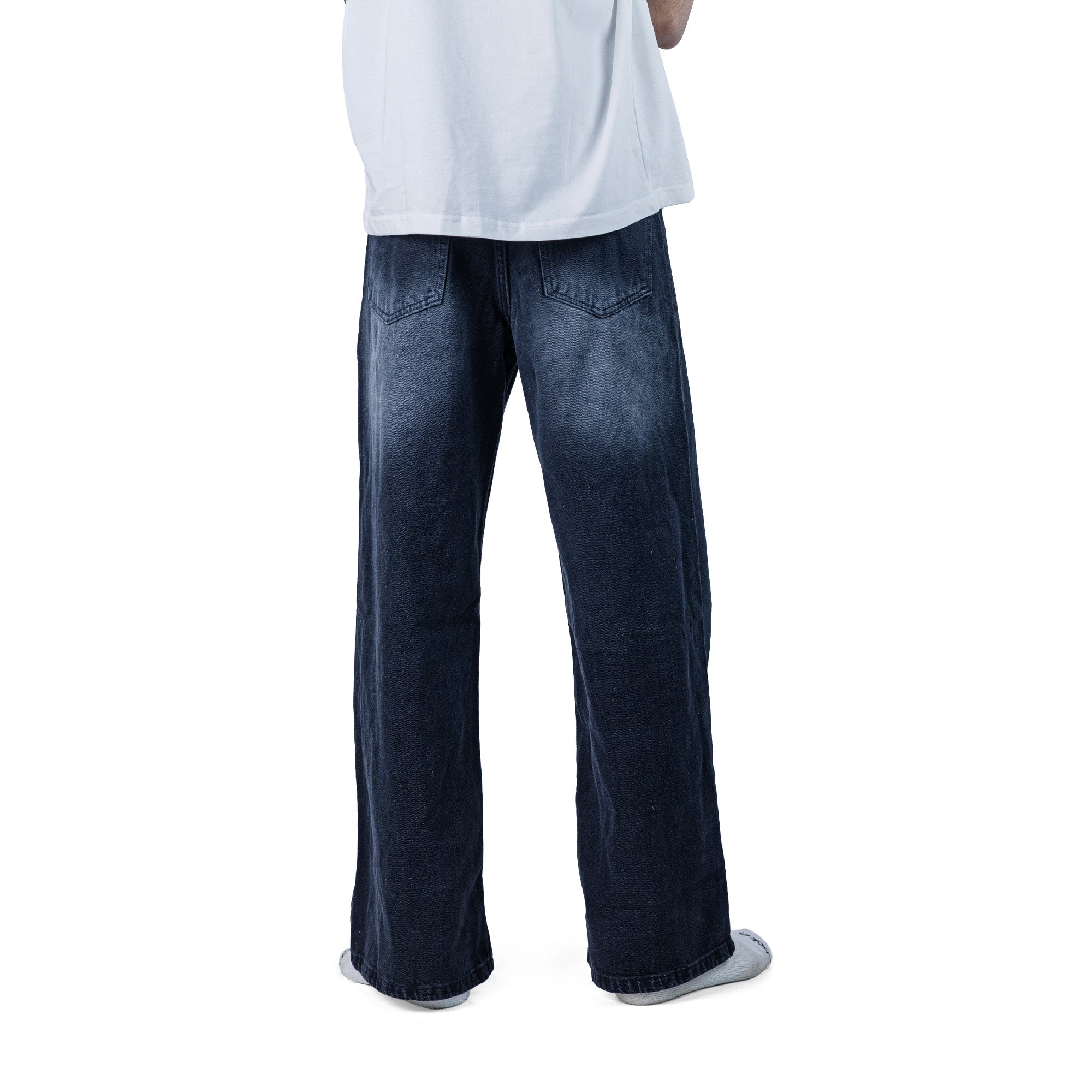 WIDE LEG JEANS – BLACK