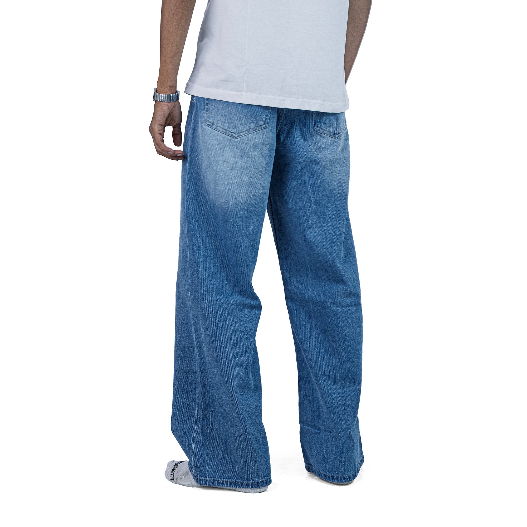 WIDE LEG JEANS – CLASSIC BLUE