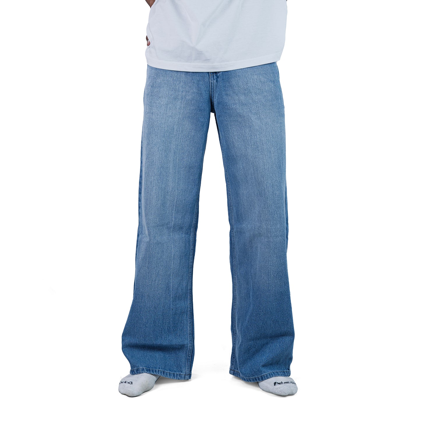 WIDE LEG JEANS – CLASSIC BLUE