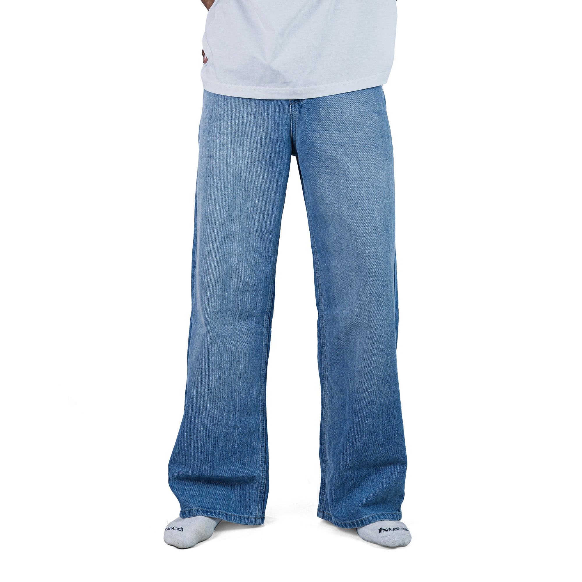 WIDE LEG JEANS – CLASSIC BLUE