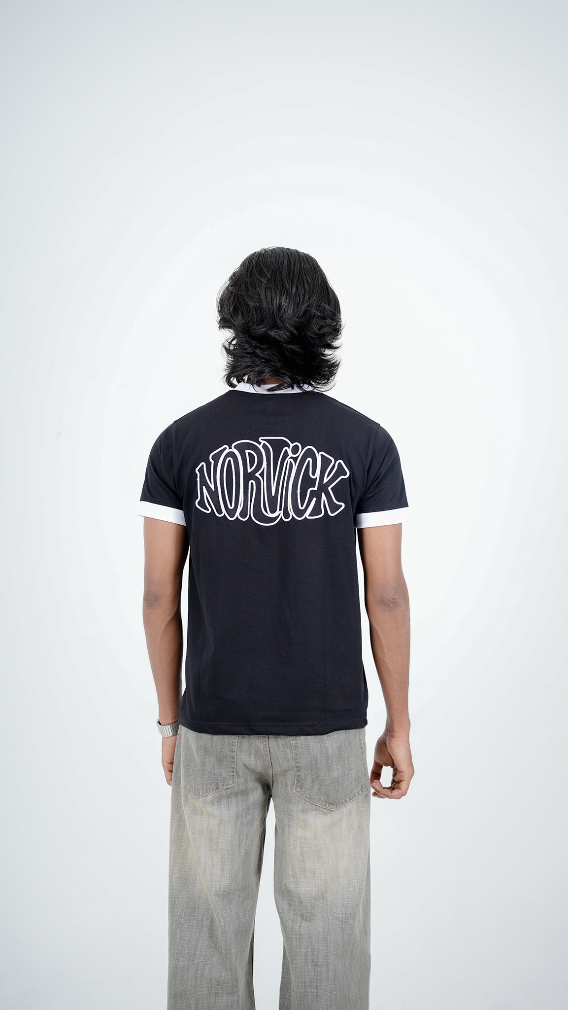 NORVICK Signature Ring Tee-Black