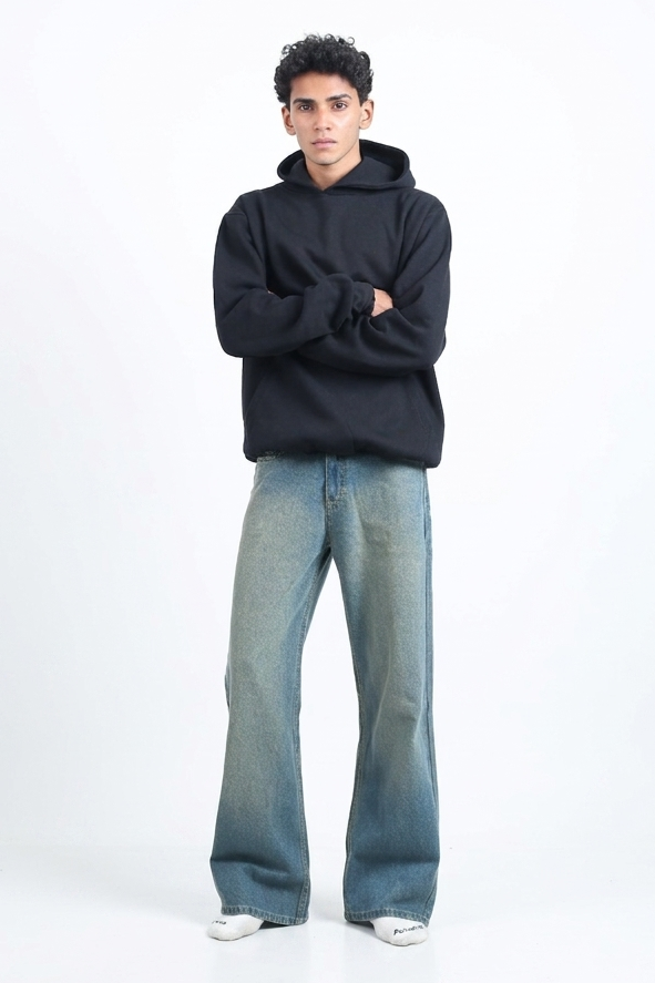 WIDE LEG JEANS – VINTAGE YELLOWISH