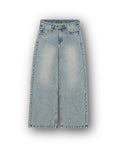 STRAIGHT FIT JEANS-WHITE BLUE