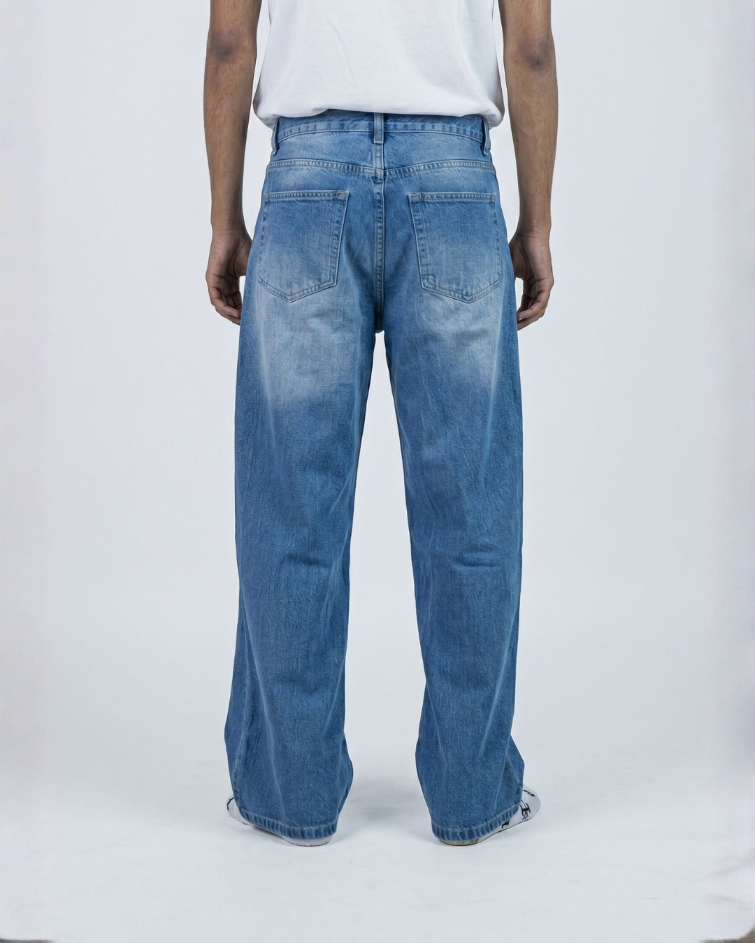 WIDE LEG JEANS – CLASSIC BLUE