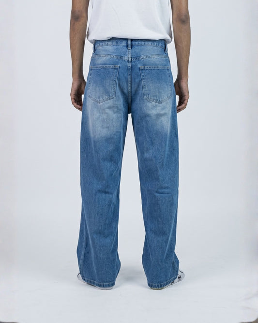 WIDE LEG JEANS – CLASSIC BLUE