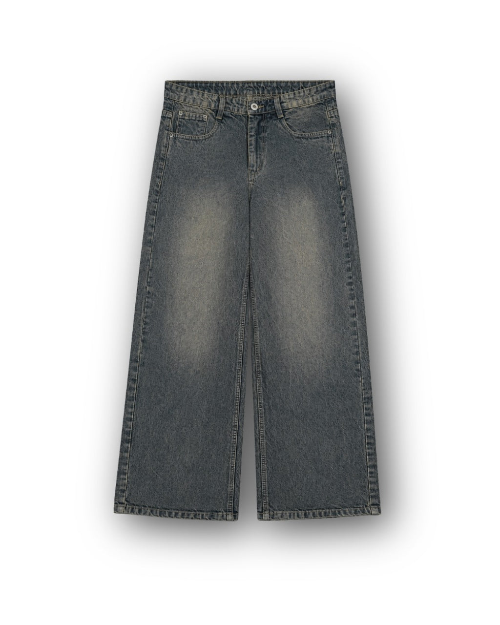 STRAIGHT FIT JEANS-GREY