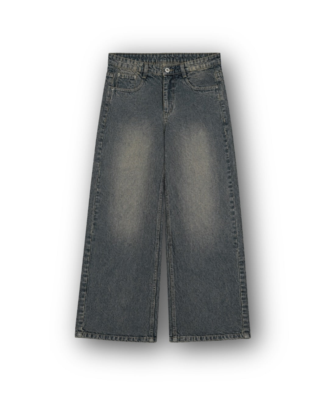 STRAIGHT FIT JEANS-GREY